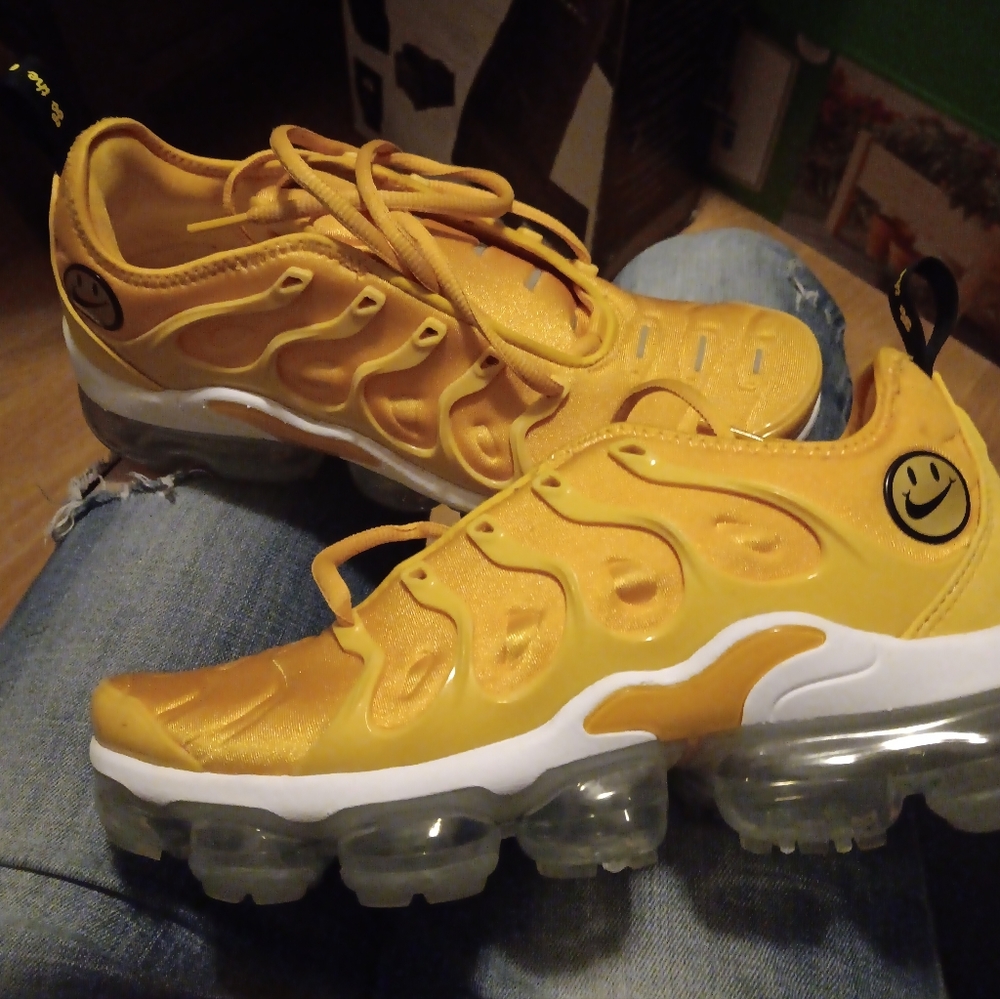 Nike Vmax AirMax Happy Bob Marley WuTang Yellow Womens Sneakers